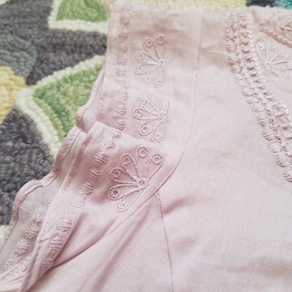 Pink Layering Button Down - Picture 4 of 5